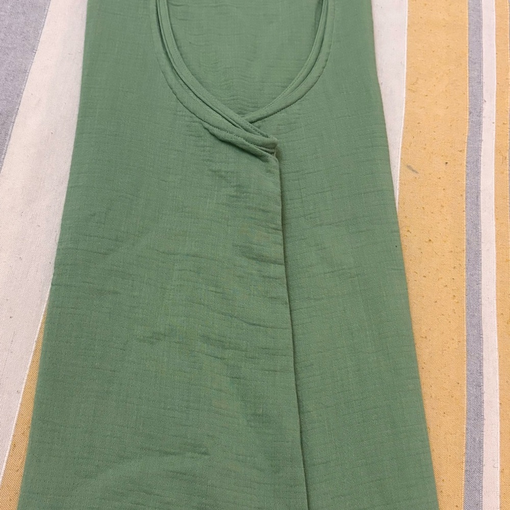 Calvin Klein Sage V-Neck Blouse - Picture 12 of 12